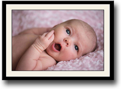 

Cute baby amused Fine Art Print(10 inch X 14 inch, Framed)
