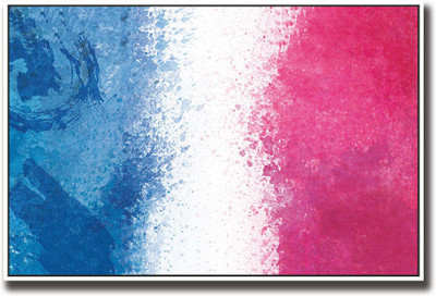 

Blue white & red Fine Art Print(12 inch X 18 inch, Rolled)