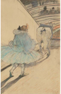 

Modern Masters Collection - At the Circus: Entering the Ring by Henri de Toulouse-Lautrec - Medium Size Ready To Frame Rolled Digital Art Print On Photographic Paper(27 inch X 18 inch, Rolled)