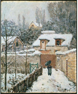 

Tallenge Old Masters Collection - Snow at Louveciennes by Alfred Sisley - A3 Size Premium Quality Rolled Poster Paper Print(16.5 inch X 11.7 inch, Rolled)