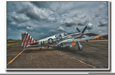 

Posterhouzz Vintage Airplane Fine Art Print(12 inch X 18 inch, Rolled)