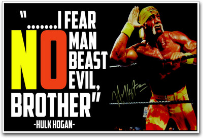 

Hulk Hogan Paper Print(12 inch X 18 inch)