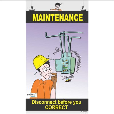 

Safety Poster-Maintenance Paper Print(26 inch X 14.22 inch, Rolled)