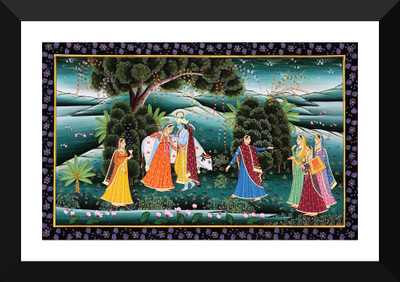 

Tallenge - Beautiful Krishna Adorns His Beloved Radha - Premium Quality A3 Size Framed Poster Paper Print(17 inch X 12 inch, Framed)