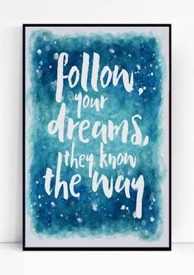 

Motivational Quotes 016 Paper Print(18 inch X 12 inch, Framed)