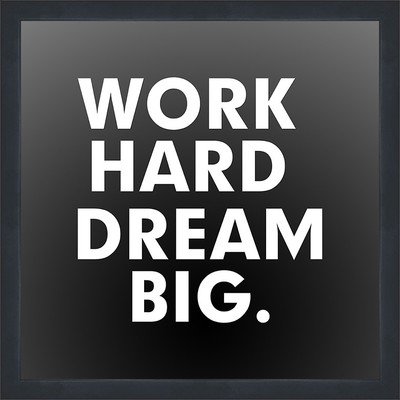 

Motivational Poster Paper Print(13 inch X 13 inch, Framed)