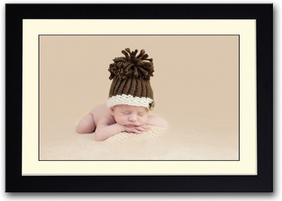 

Cute Baby With Nice Brown Cap Fine Art Print(14 inch X 20 inch, Framed)