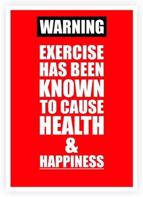 33% OFF on Lab No. 4 Excercise and Fitness Gym Decor Inspirational Poster Paper Print(16.5 inch X 11.5 inch)