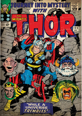 

Thor-universe trembles poster (Officially Licensed) Paper Print(24 inch X 16 inch, Rolled)