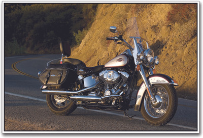 

Motorcycle on Road Paper Print(12 inch X 18 inch)