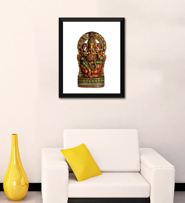 

Tallenge - Rinamochana Ganapati - Ganesha Art Collection - Framed Digital Art Print On Photographic Paper(12 inch X 9 inch, Framed)