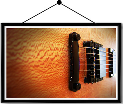 

Music Guitar framed posters Paper Print(16.5 inch X 13.7 inch, Framed)