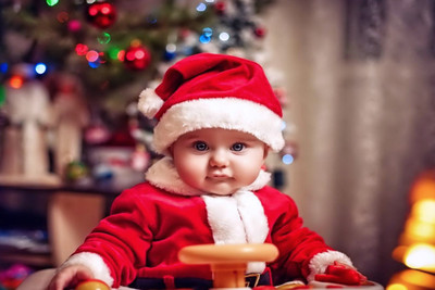

Child'S Love - Sweet Christmas Baby Paper Print(12 inch X 18 inch, Streched)