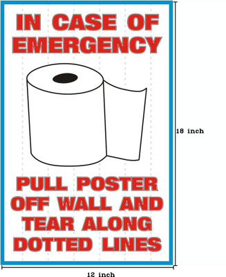 

In Case of Emergency Paper Print(18 inch X 12 inch)