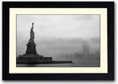 

Statue Of Liberty B&W Fine Art Print(14 inch X 20 inch, Framed)