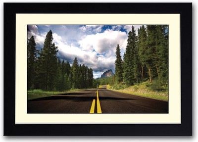 

Beautiful Road Fine Art Print(14 inch X 20 inch, Framed)