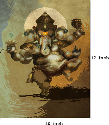 

Ganesha Dancing Paper Print(17 inch X 12 inch, Rolled)