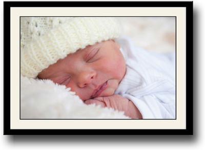 

Sleeping new born baby Fine Art Print(10 inch X 14 inch, Framed)