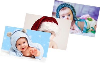 Pack Of Three Cute Baby Posters (32) Paper Print(12 inch X 18 inch, Streched)
