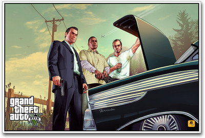 

GTA 5 stunning Paper Print(12 inch X 18 inch)