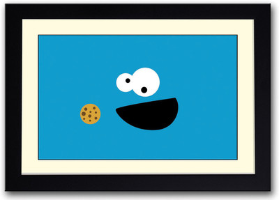 

Cookie Monster Fine Art Print(14 inch X 20 inch, Framed)