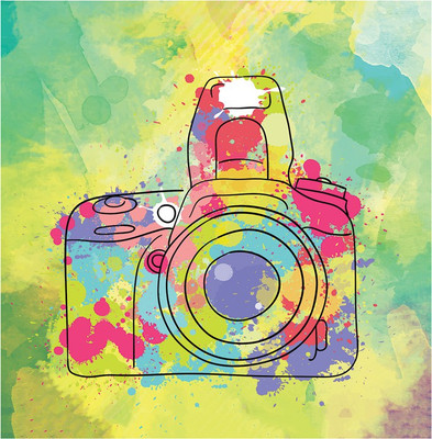 

Hulkut Modern Camera Art Print 16 * 16 Inches Fine Art Print(16 inch X 1 inch, Rolled)