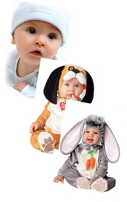 Pack Of Three Cute Baby Posters (20) Paper Print(12 inch X 18 inch, Streched)