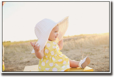 

Baby girl with hat Fine Art Print(12 inch X 18 inch, Rolled)