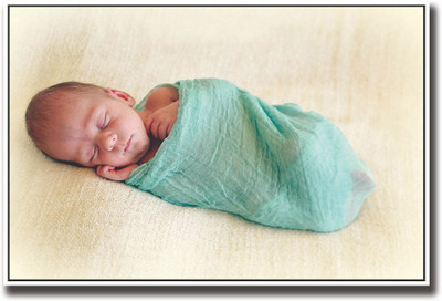

Baby wrapped in blue Fine Art Print(12 inch X 18 inch, Rolled)