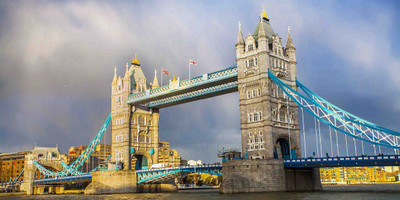

London Bridge Picture Canvas Art(24 inch X 48 inch)