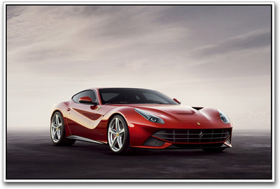 

Red Super Car incredible Paper Print(12 inch X 18 inch)