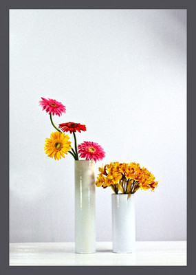 50% OFF on Flowers in Paper Print(60 inch X 43 inch)