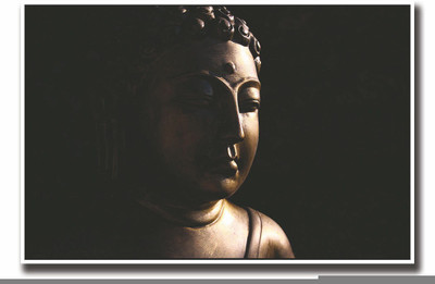 

Posterhouzz Silver Buddha Fine Art Print(12 inch X 18 inch, Rolled)
