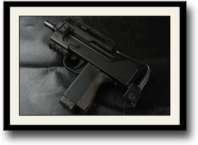 

Automatic gun Fine Art Print(10 inch X 14 inch, Framed)