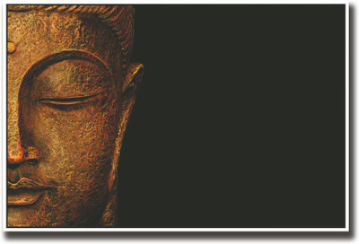 

Buddha half face Fine Art Print(12 inch X 18 inch, Rolled)