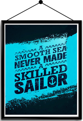 

Motivational quote framed posters Paper Print(16.5 inch X 13.7 inch, Framed)