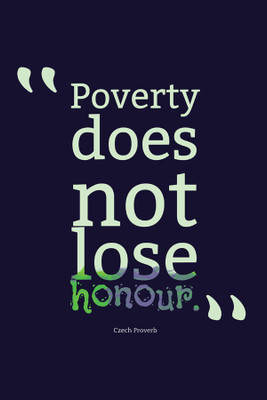 

ESP Creation Poverty Paper Poster (12x18 Inch) Paper Print(18 inch X 12 inch, Rolled)