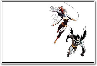 

Batman And Batgirl Paper Print(12 inch X 18 inch)