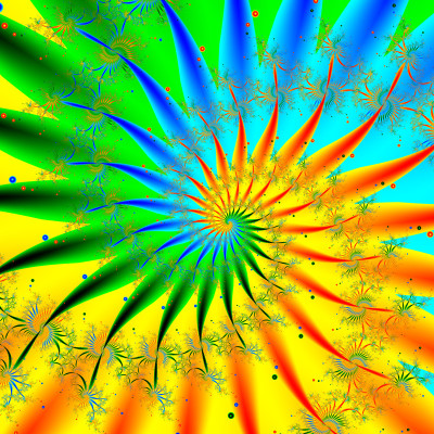 50% OFF on Fractal beauty Paper Print(44 inch X 44 inch)