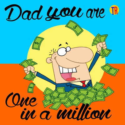 

Dad U R 1 In A Million Paper Print(12 inch X 12 inch, Rolled)