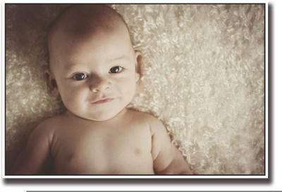 

Posterhouzz Baby looking cute Fine Art Print(12 inch X 18 inch, Rolled)