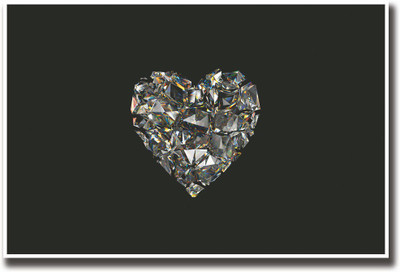 

Heart Diamond Fine Art Print(12 inch X 18 inch, Rolled)