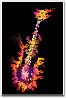 

Colorful Guitar Photographic Paper(18 inch X 12 inch)
