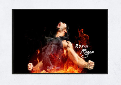 

WWE Roman Regins Ver1 Collection 010 Paper Print(18 inch X 12 inch, Framed)