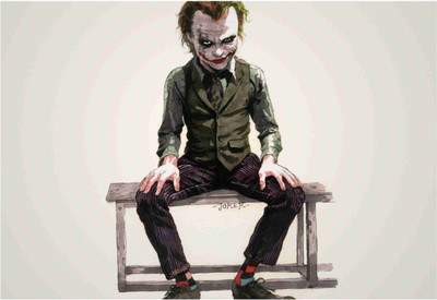 Joker Paper Print(19 inch X 13 inch, Rolled)