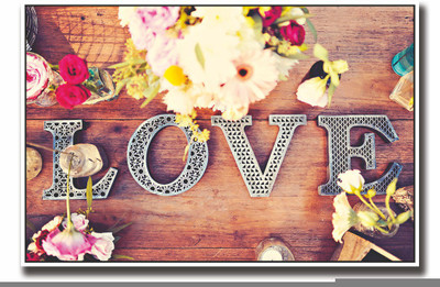 

Posterhouzz Love flowers Fine Art Print(12 inch X 18 inch, Rolled)
