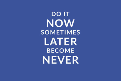 

Posterhouzz Do It Now - Motivational Poster Paper Print(12 inch X 18 inch, Rolled)