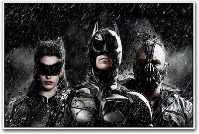 

Batman in Rain Paper Print(12 inch X 18 inch)
