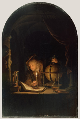 14% OFF on Astronomer By Candlelight By Gerrit Dou Dutch Fine Art Print(17.81 inch X 12 inch)