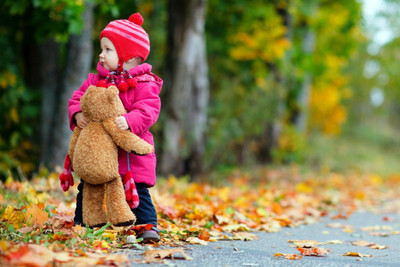 

Posterhouzz Baby'S - Cute Baby With Teddy In A Park Paper Print(12 inch X 18 inch, Rolled)
